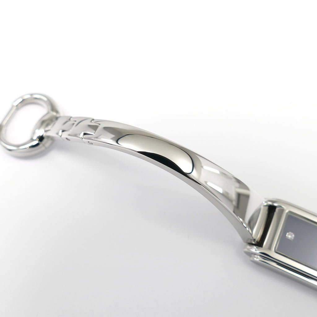 Gucci G-Line 109 stainless steel bangle top