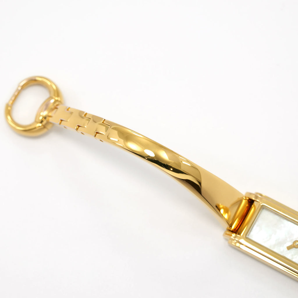 Gucci G-Line 109 18k Gold Plated bangle top