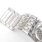 Gucci Twirl 112 stainless steel wide bangle top