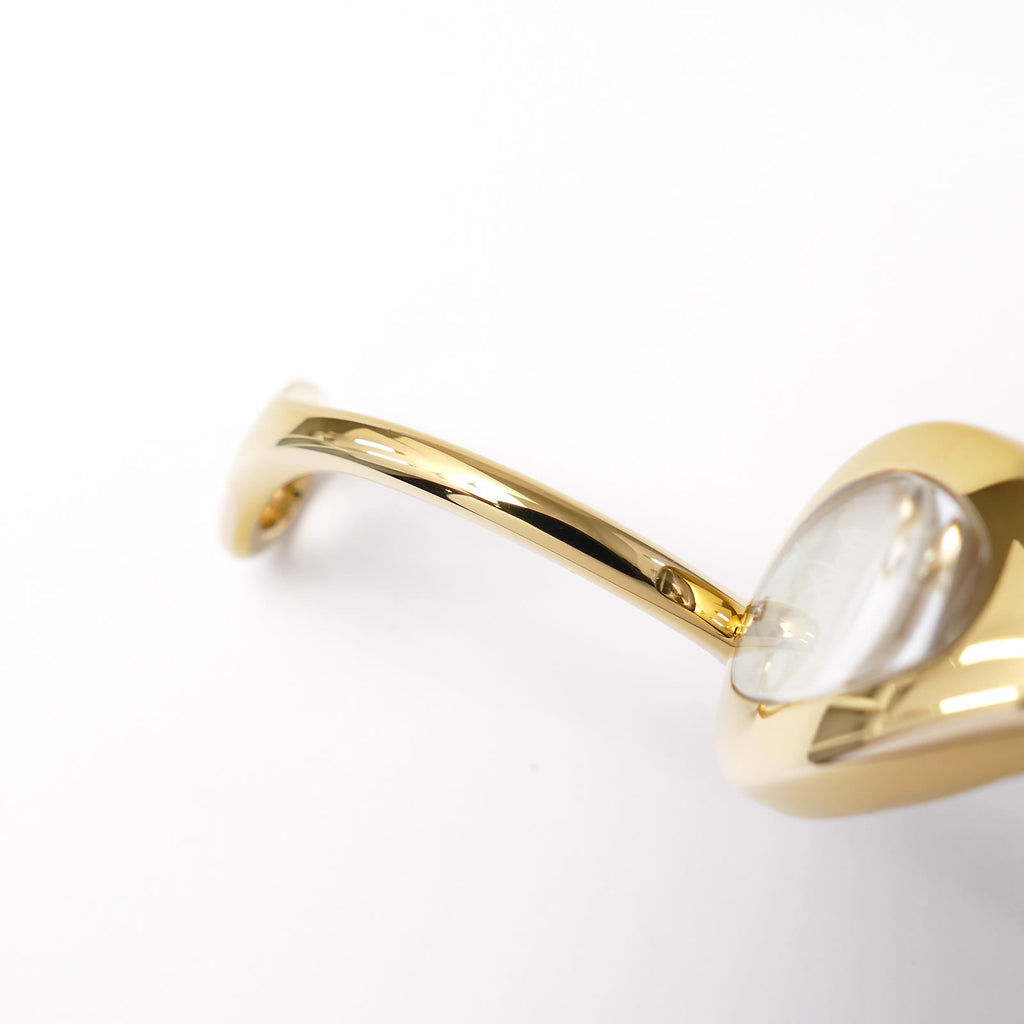 Gucci 103 Horsebit 18k Gold plated bangle top