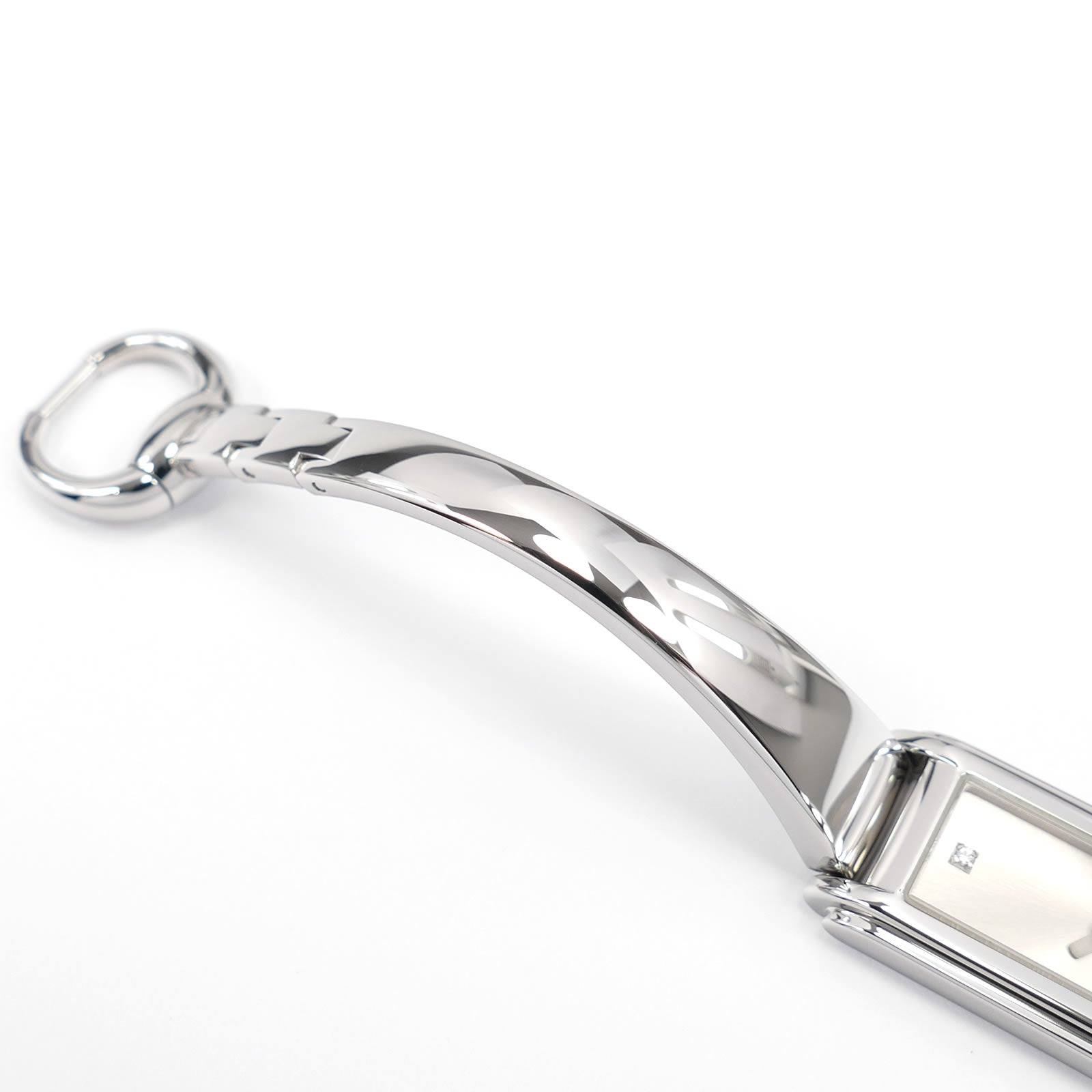 Gucci G-Line 109 stainless steel bangle top