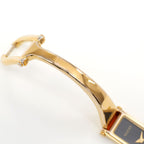 Gucci 1500L 18k Gold Plated bangle top