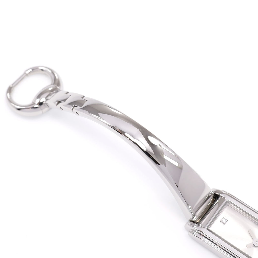 Gucci G-Line 109 stainless steel bangle top