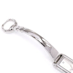 Gucci G-Line 109 stainless steel bangle top