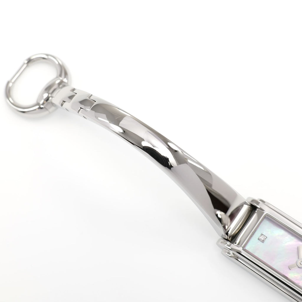 Gucci G-Line 109 stainless steel bangle top