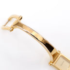 Gucci 1500L 18k Gold Plated bangle top