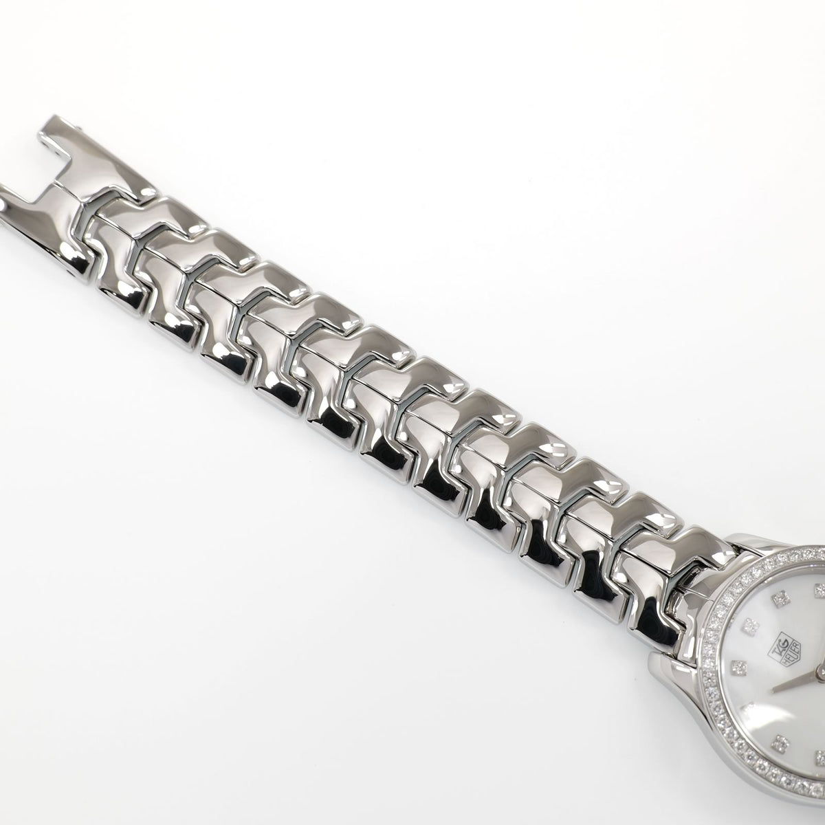TAG Heuer Link WJF1417 stainless steel BA0859 s-link bracelet top