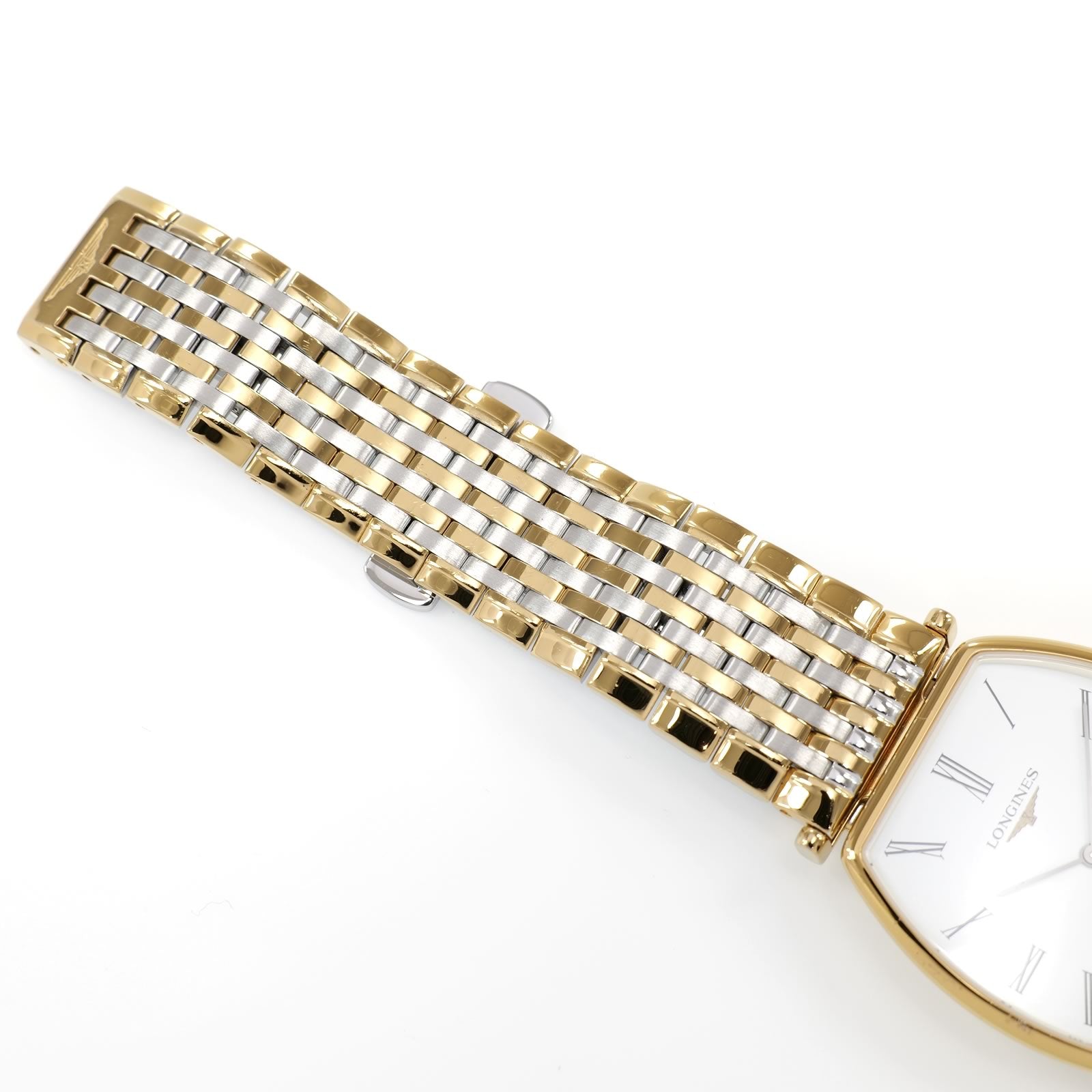 Longines La Grande Classique L4.705.2 stainless steel and gold PVD bracelet top