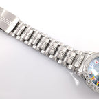 Corum Admiral's Cup 145.440.47 stainless steel bracelet top