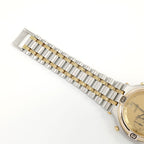 Gucci 9400 stainless steel and 18k gold plated bracelet top