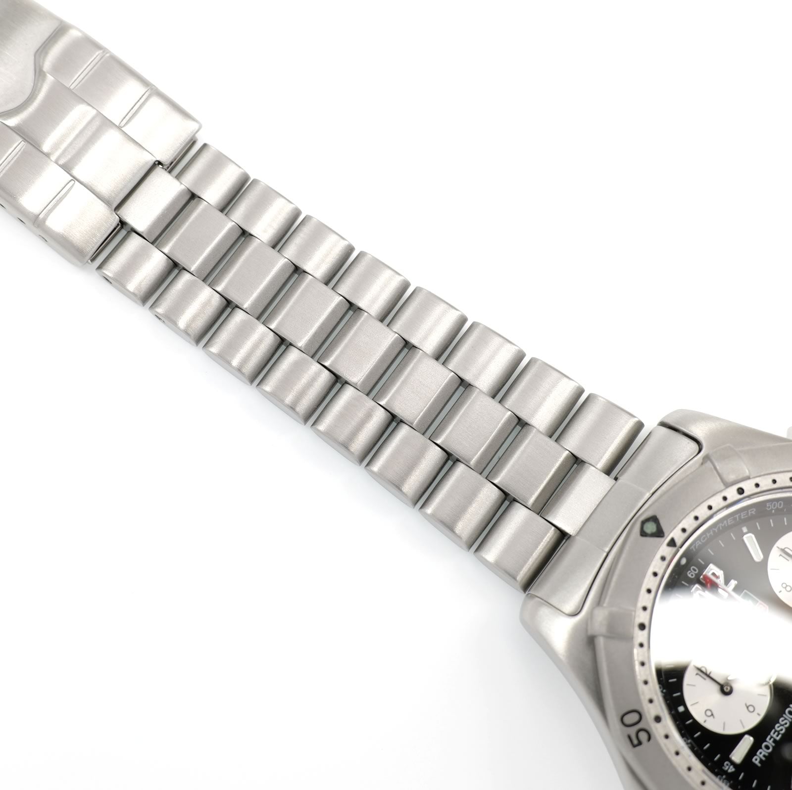 TAG Heuer 2000 Chronograph CK1110-0 stainless steel BA0331 bracelet top