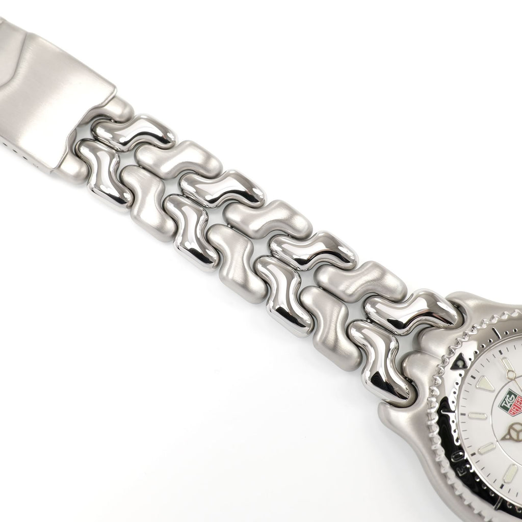 TAG Heuer SEL WG1112-K0 stainless steel s-link bracelet top