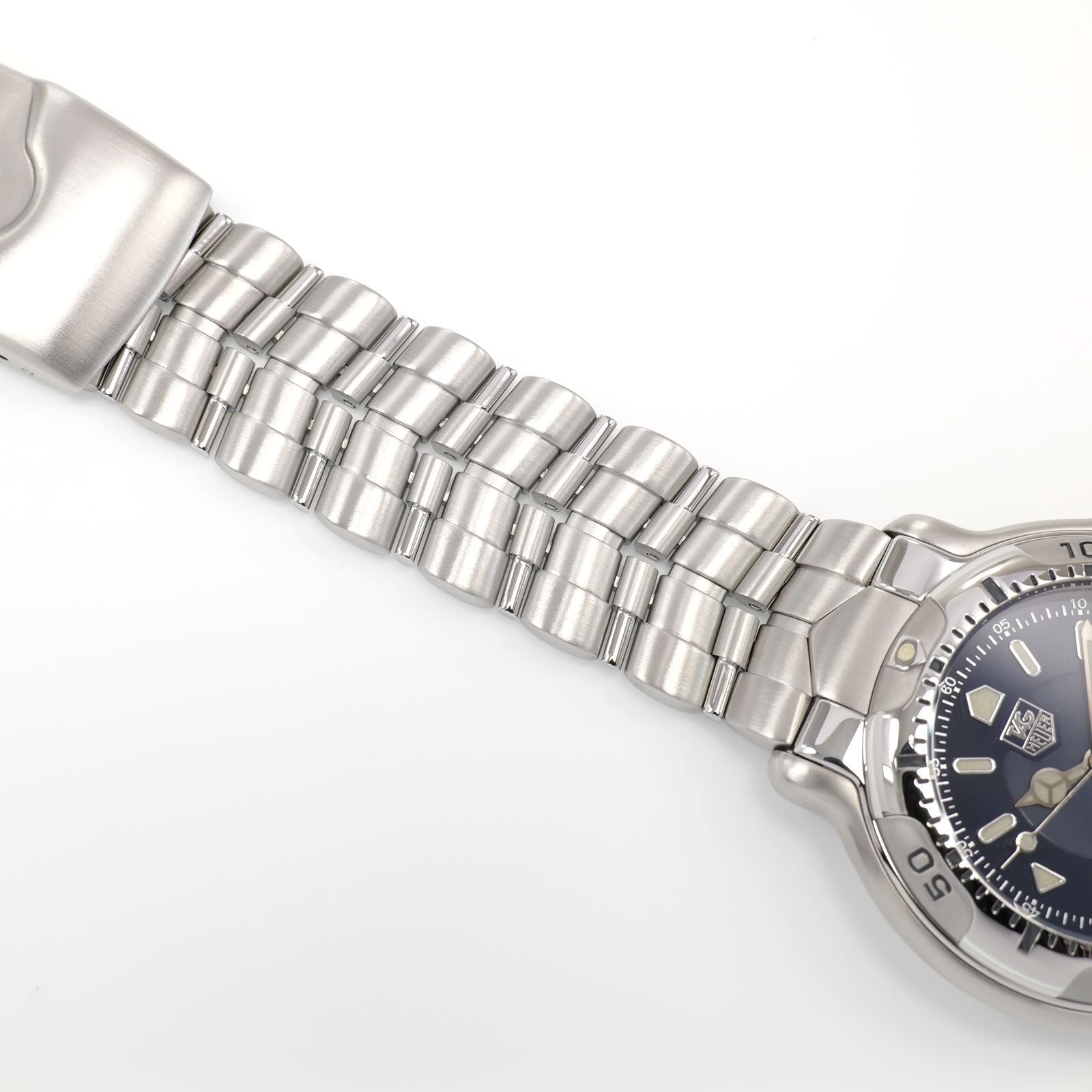 TAG Heuer 6000 Series WH1115-K1 stainless steel BA0675 bracelet top