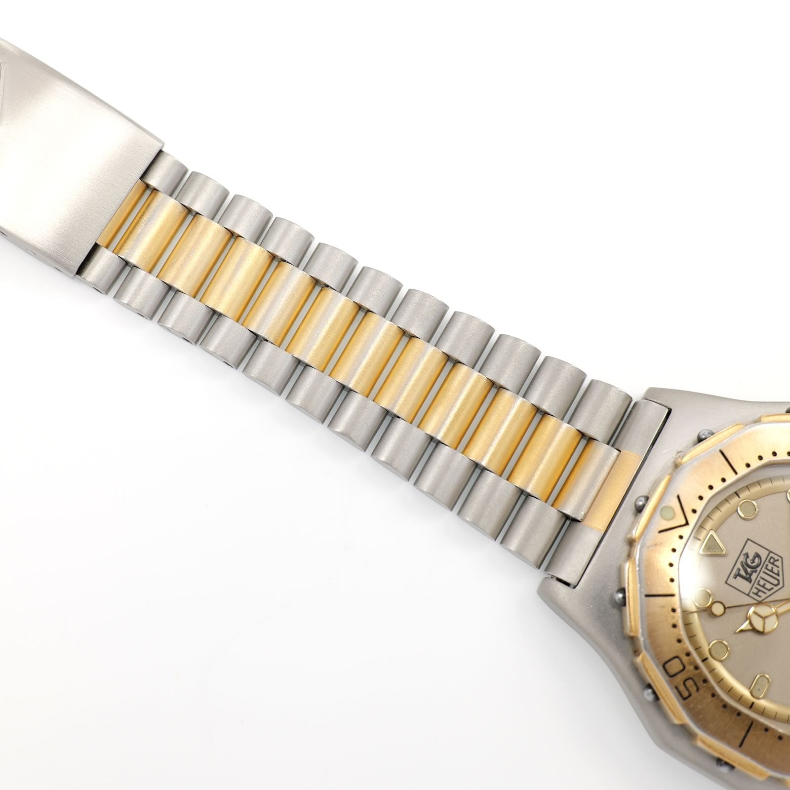 TAG Heuer 3000 stainless steel and 18k Gold bracelet 934.206 top