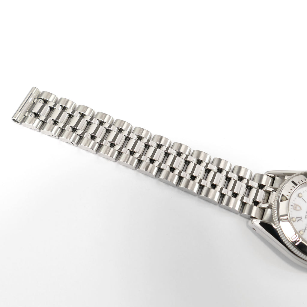 Tudor Monarch II 15850 stainless steel bracelet top