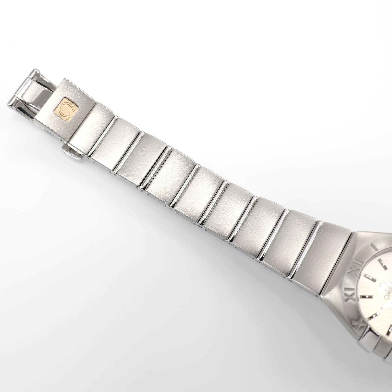 Omega Constellation 123.10.24.60.02.001 stainless steel bracelet top