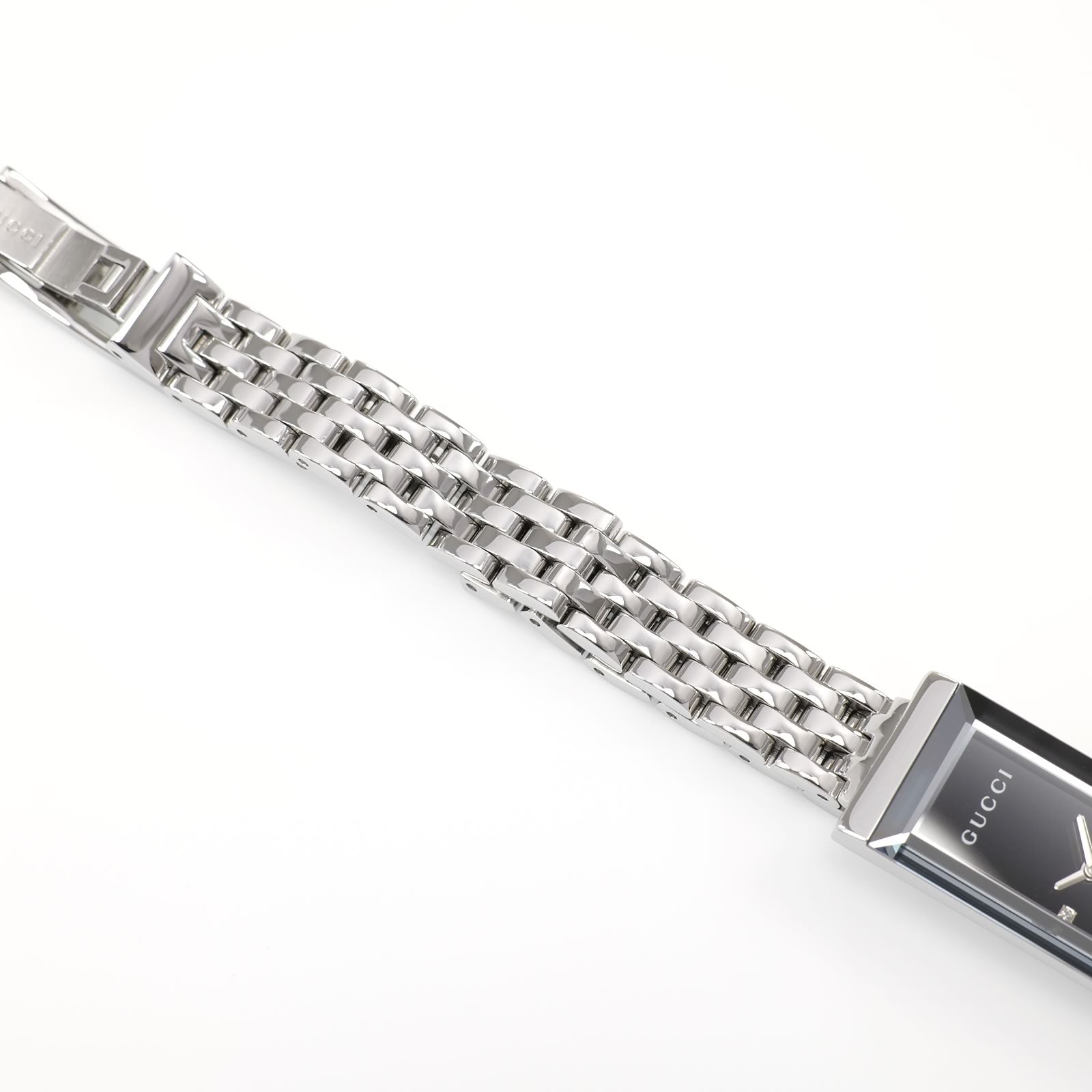 Gucci G-Frame 127.5 stainless steel bracelet top