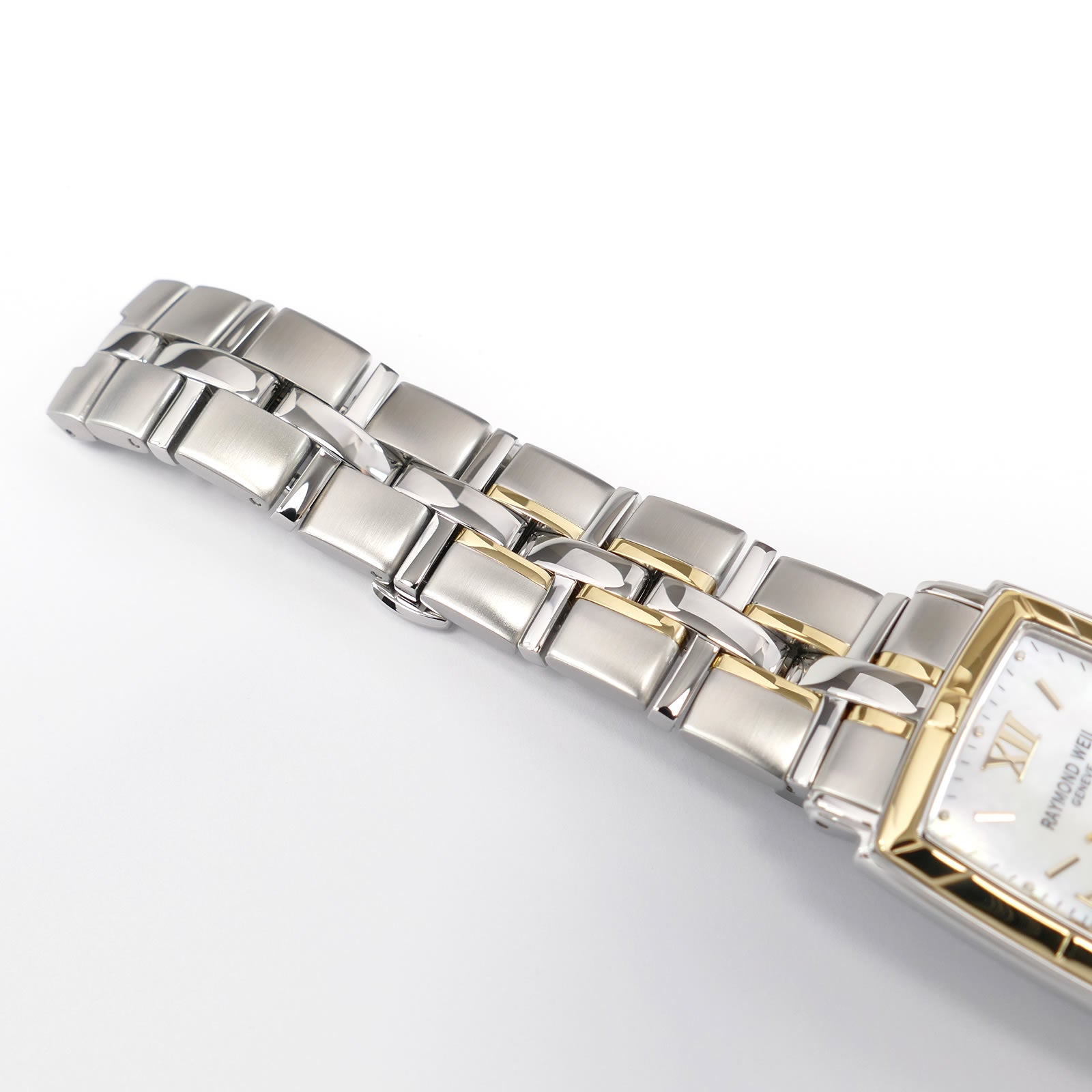 Raymond Weil Parsifal 9340 stainless steel and 18k Gold bracelet top