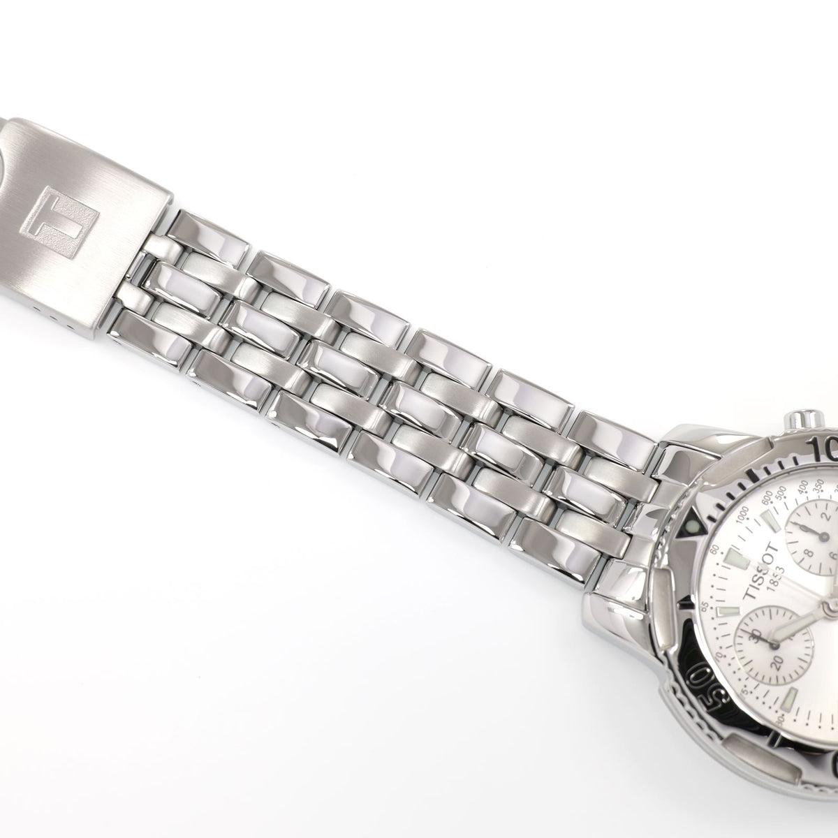 Tissot T-Sport PRS200 stainless steel bracelet top
