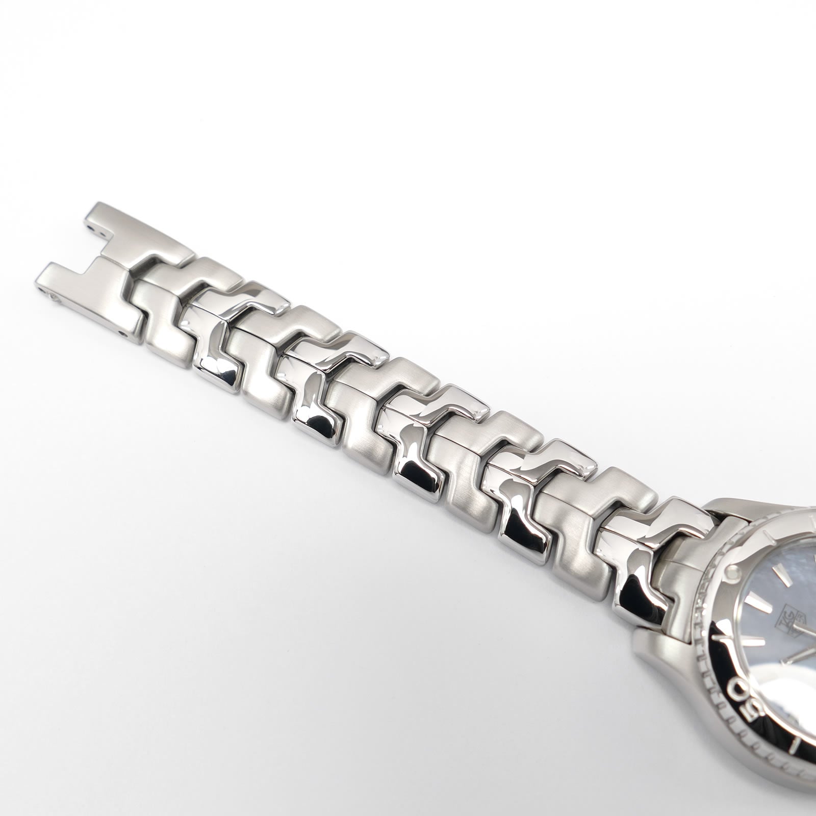 TAG Heuer Link WJ1316-0 alternating finish BA0573 s-link bracelet top