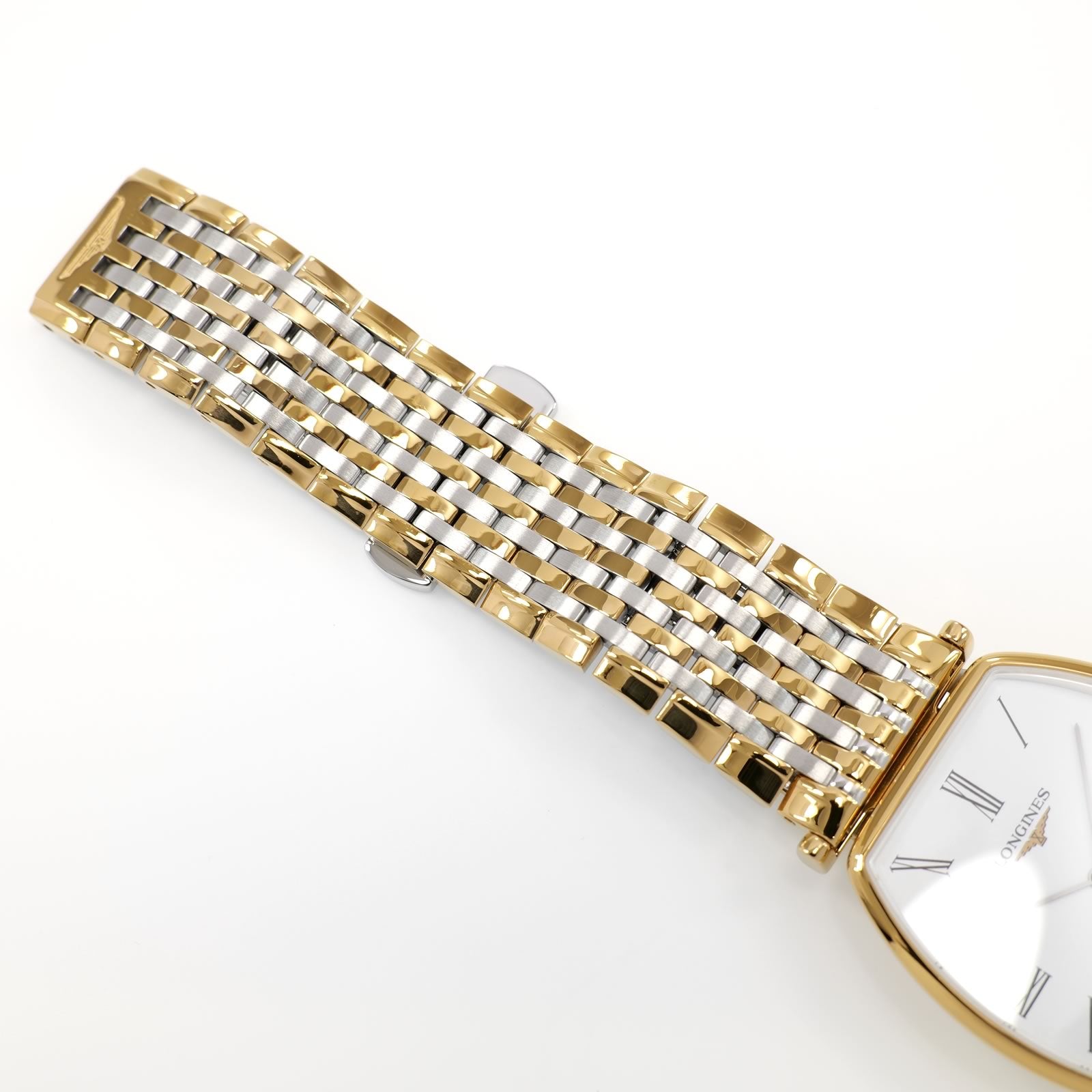 Longines La Grande Classique L4.705.2 stainless steel and gold PVD bracelet top