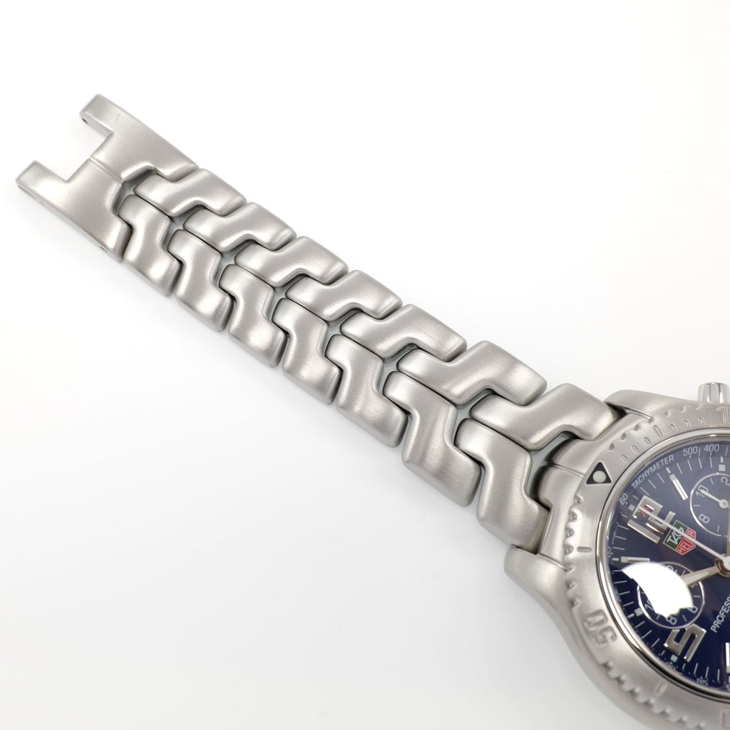 TAG Heuer Link Chronograph CT1110 stainless steel s-link BA0550 bracelet top