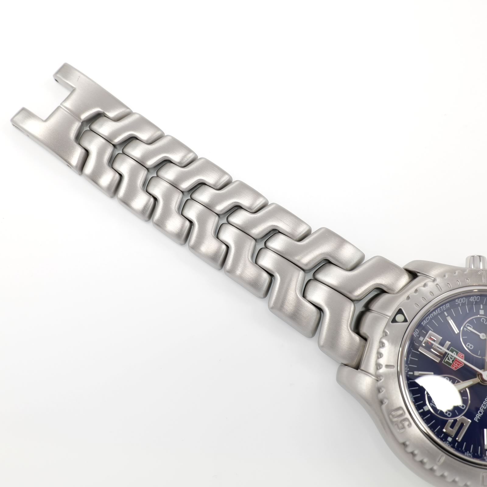 TAG Heuer Link Chronograph CT1110 stainless steel s-link BA0550 bracelet top