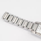 Baume & Mercier Hampton 65522 stainless steel bracelet with diamonds top