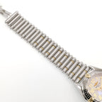 Breitling Callistino B52345 stainless steel and 18k gold Rouleaux Bracelet top