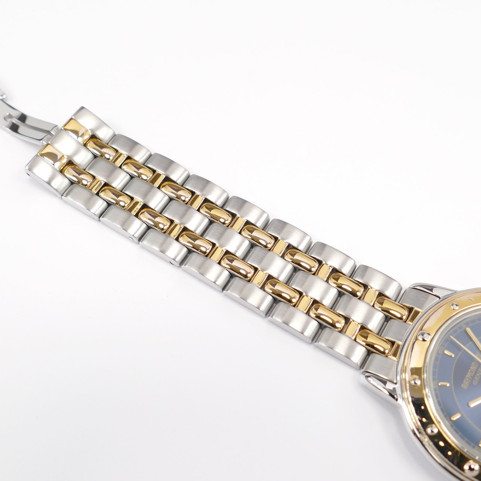 Raymond Weil Tango 5560 stainless steel and 18k Gold Plated bracelet top