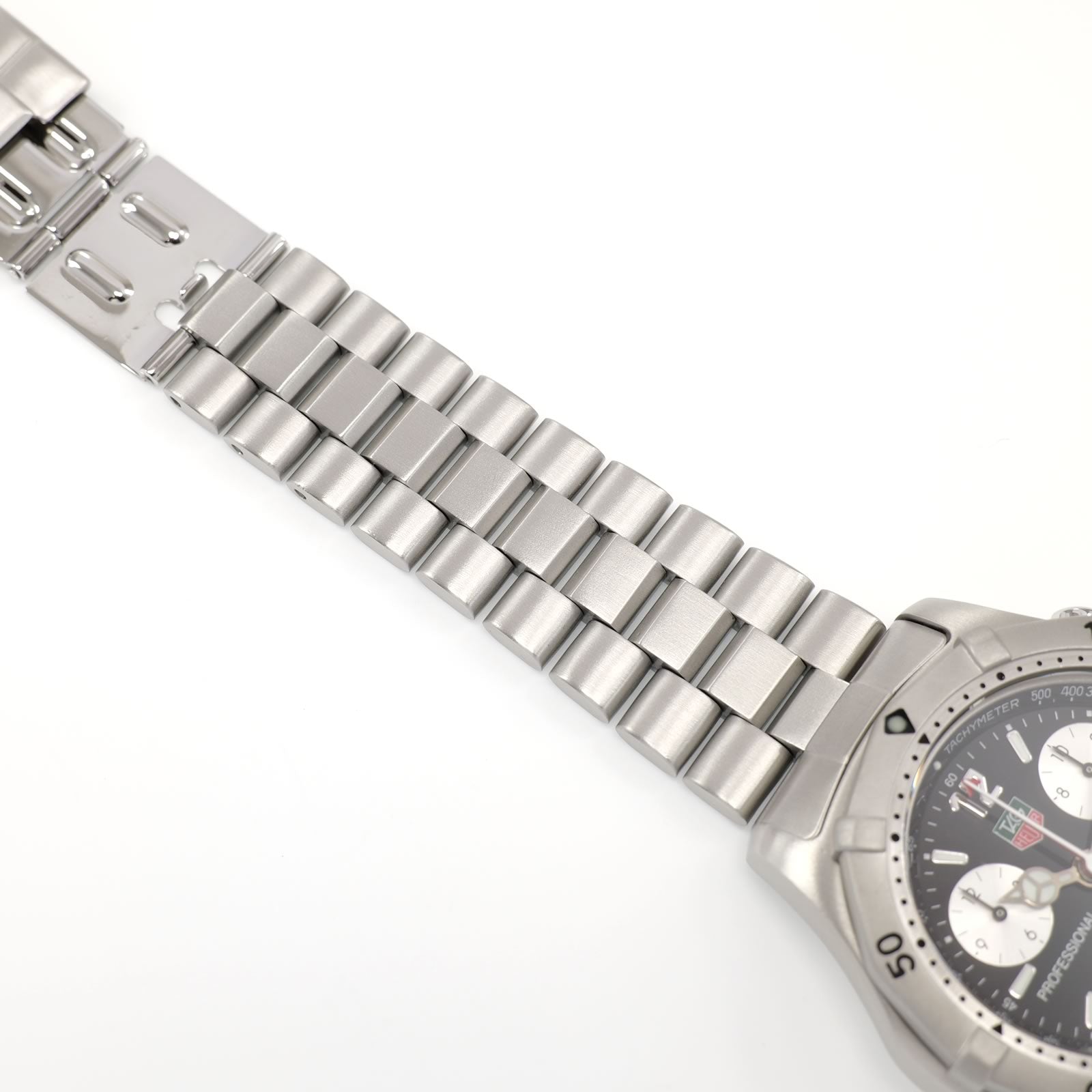 TAG Heuer 2000 Chronograph CK1110-0 stainless steel BA0331 bracelet top