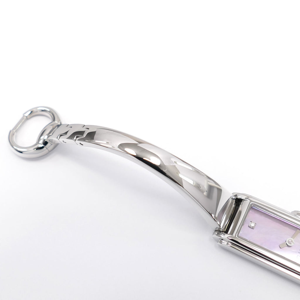 Gucci G-Line 109 stainless steel bangle top
