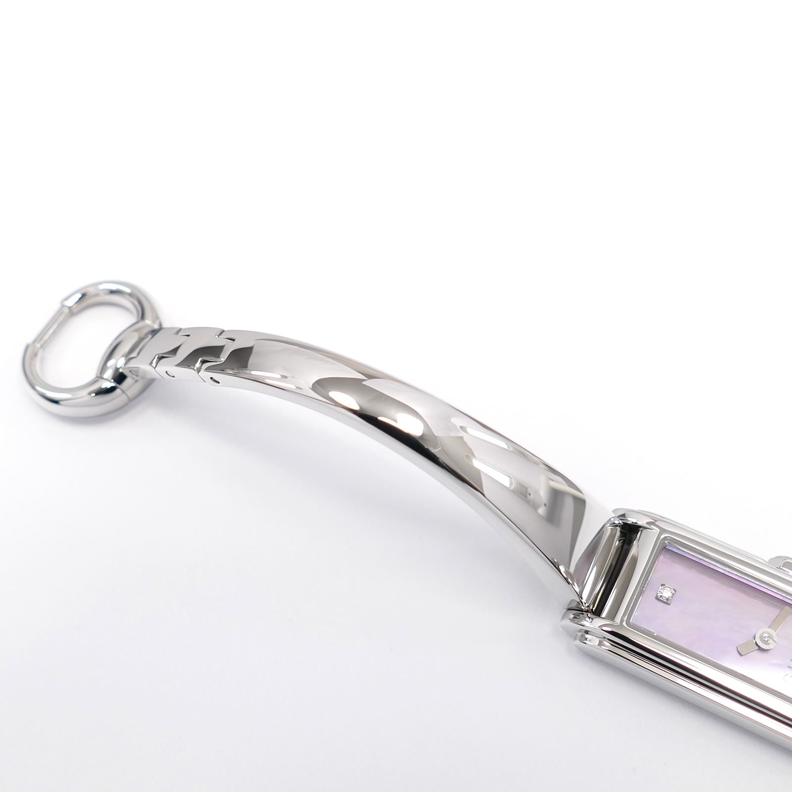 Gucci G-Line 109 stainless steel bangle top