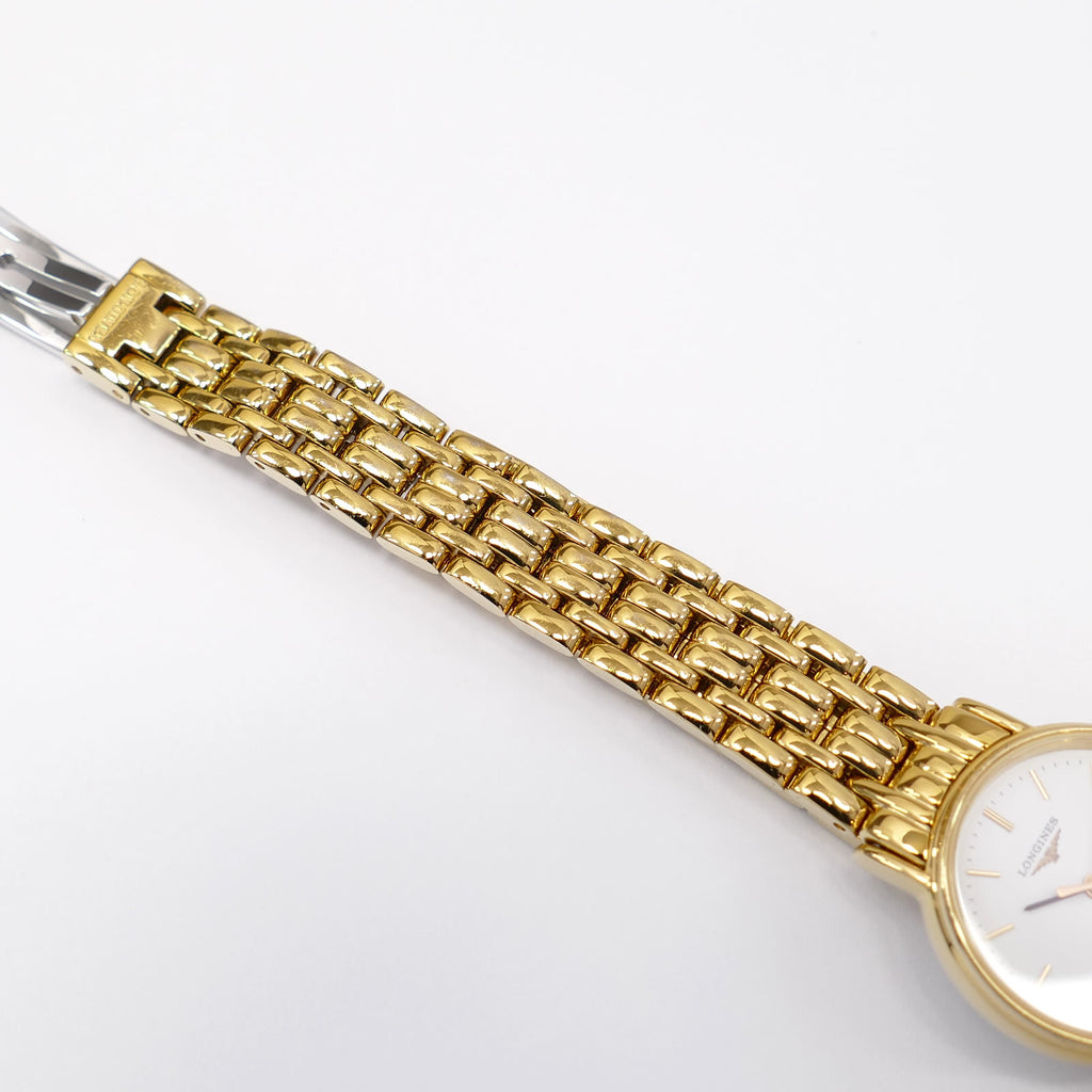 Longines Présence L4.220.2 Gold PVD bracelet top