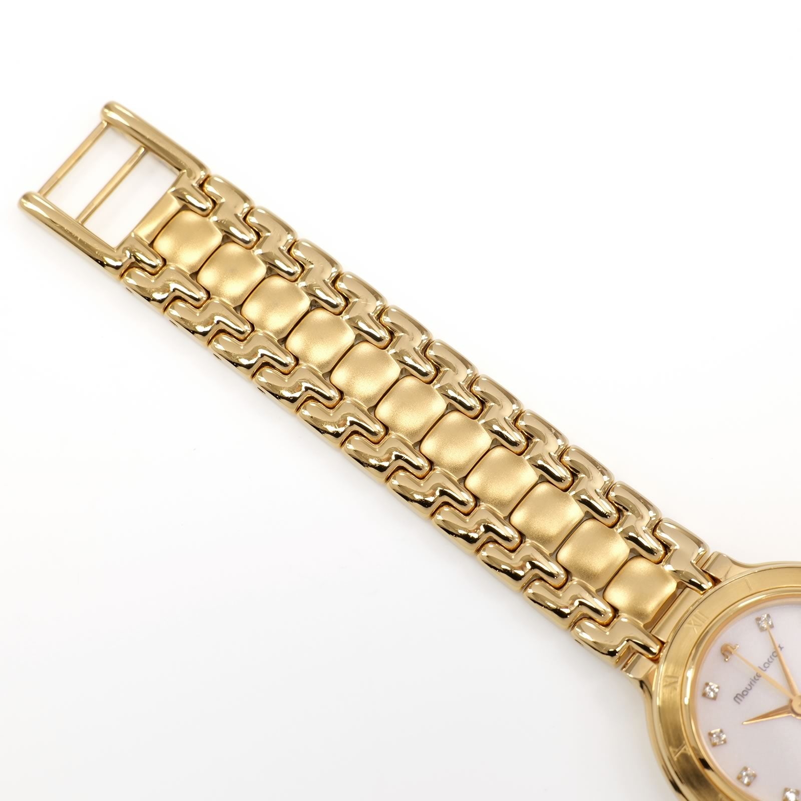 Maurice Lacroix Les Classiques 75416 18k Gold Plated bracelet top