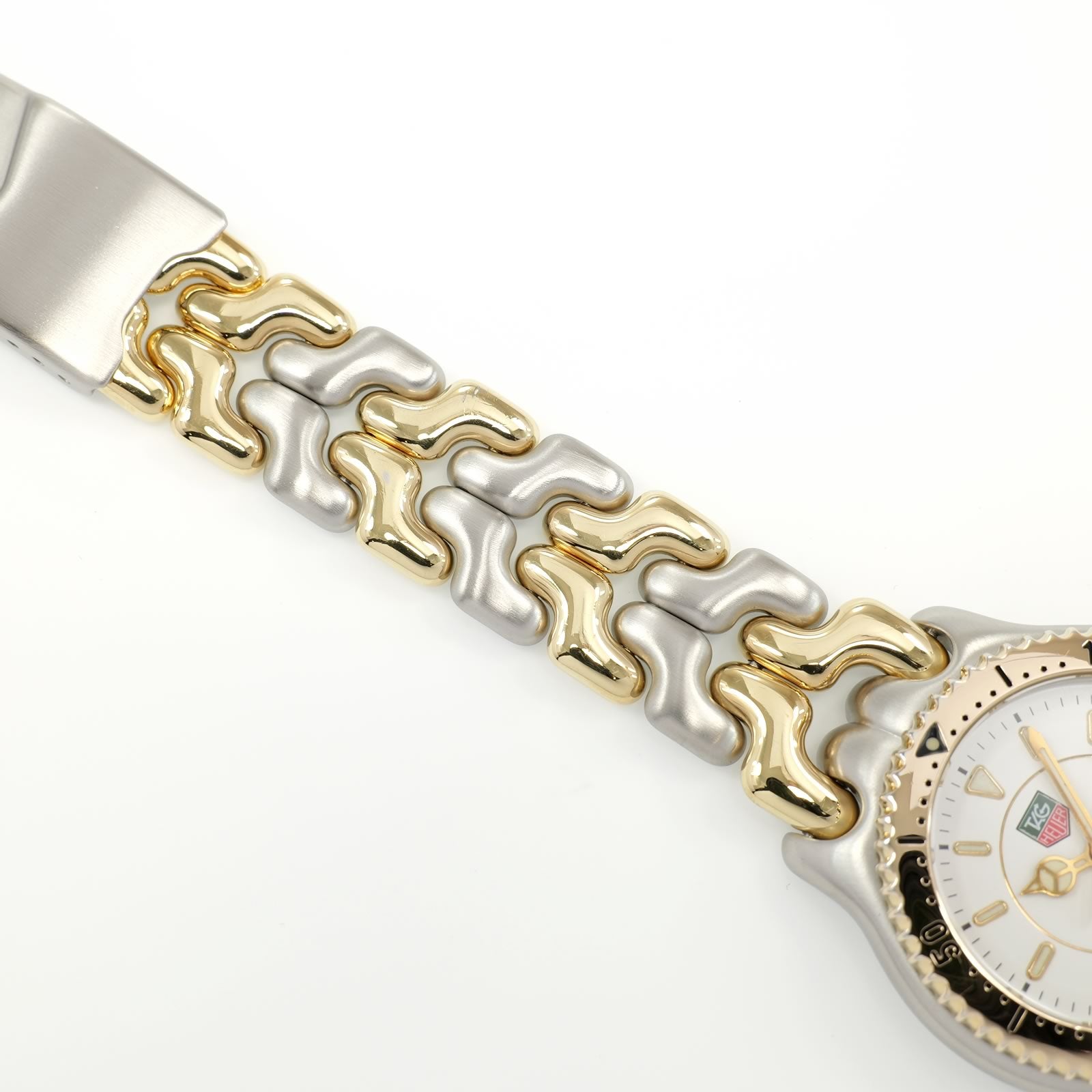 TAG Heuer SEL WG1222-K0 stainless steel and 18k gold plated S-link BA0438-MO bracelet top