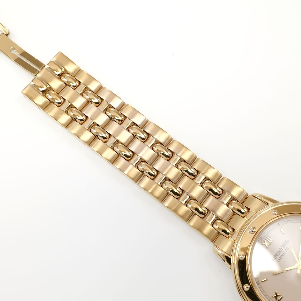 Raymond Weil Tango 5560 18k Gold Plated bracelet top