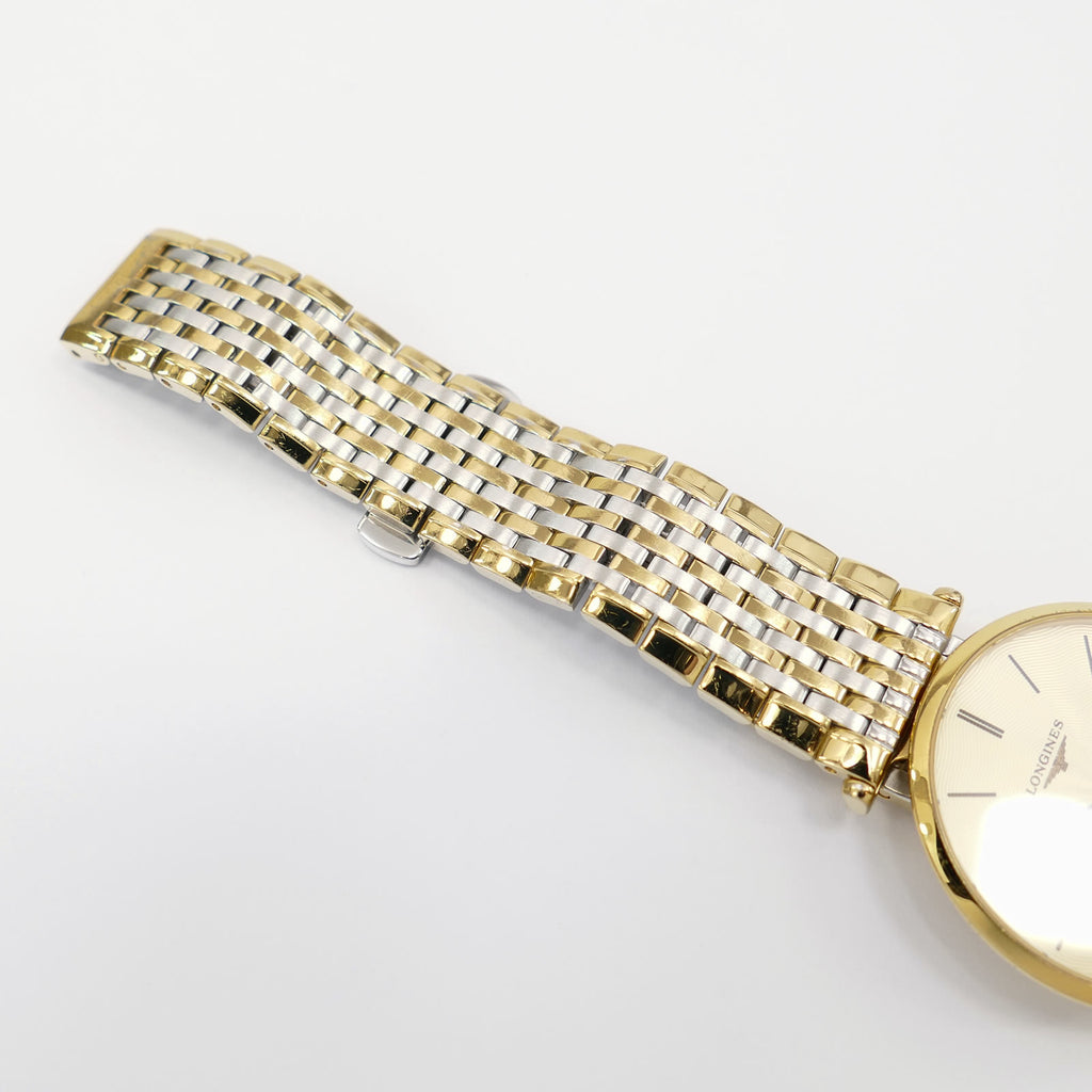 Longines La Grande L4.709.2 Classique stainless steel and Gold PVD bracelet top