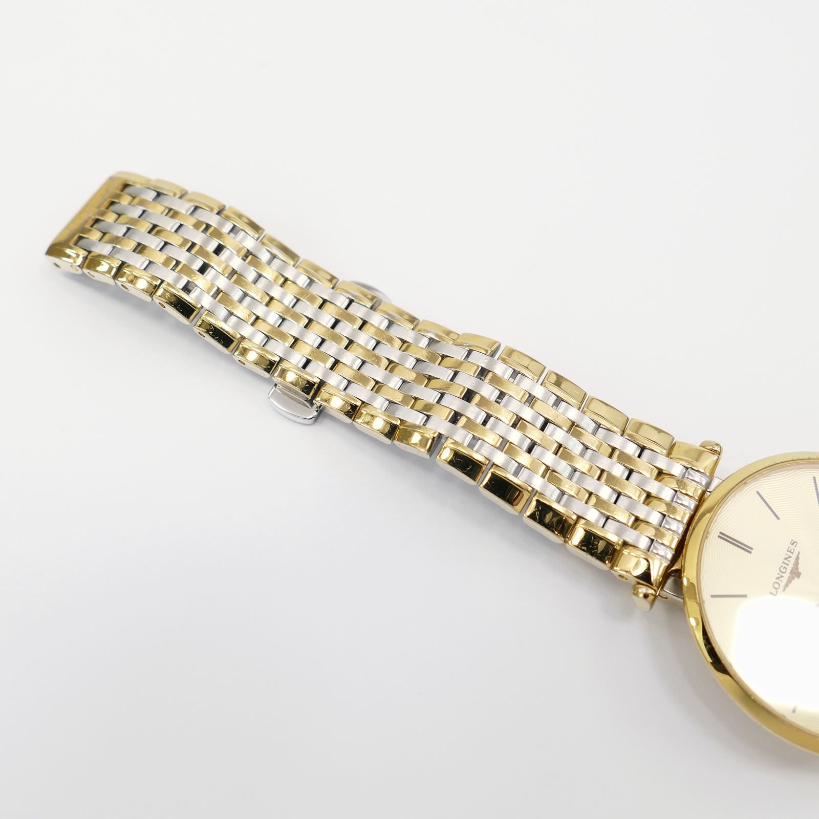 Longines La Grande L4.709.2 Classique stainless steel and Gold PVD bracelet top