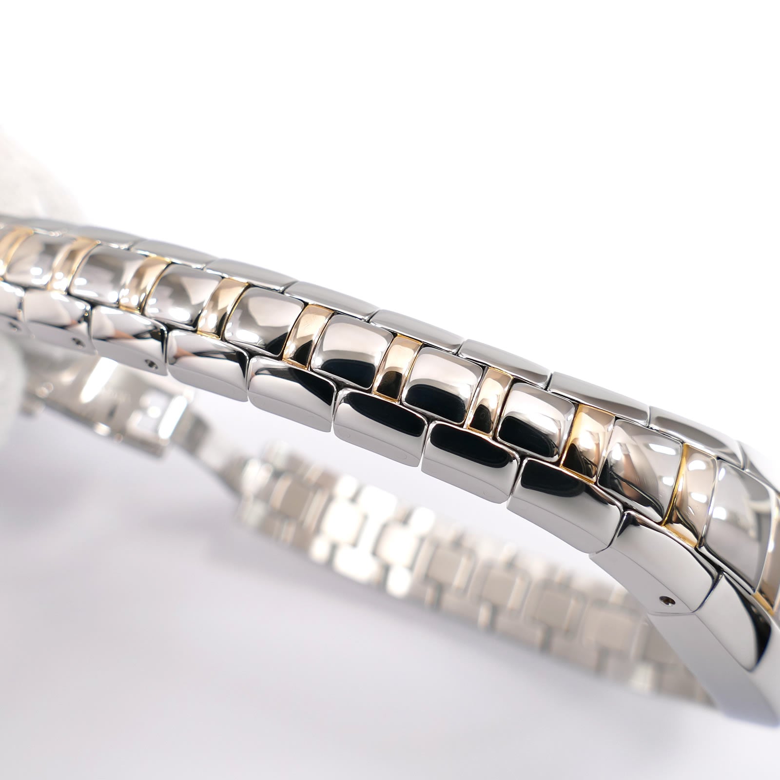 Maurice Lacroix Intuition 32859 stainless steel and 18k gold plated bracelet top