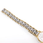 Longines Présence L4.219.2 stainless steel and gold PVD bracelet top