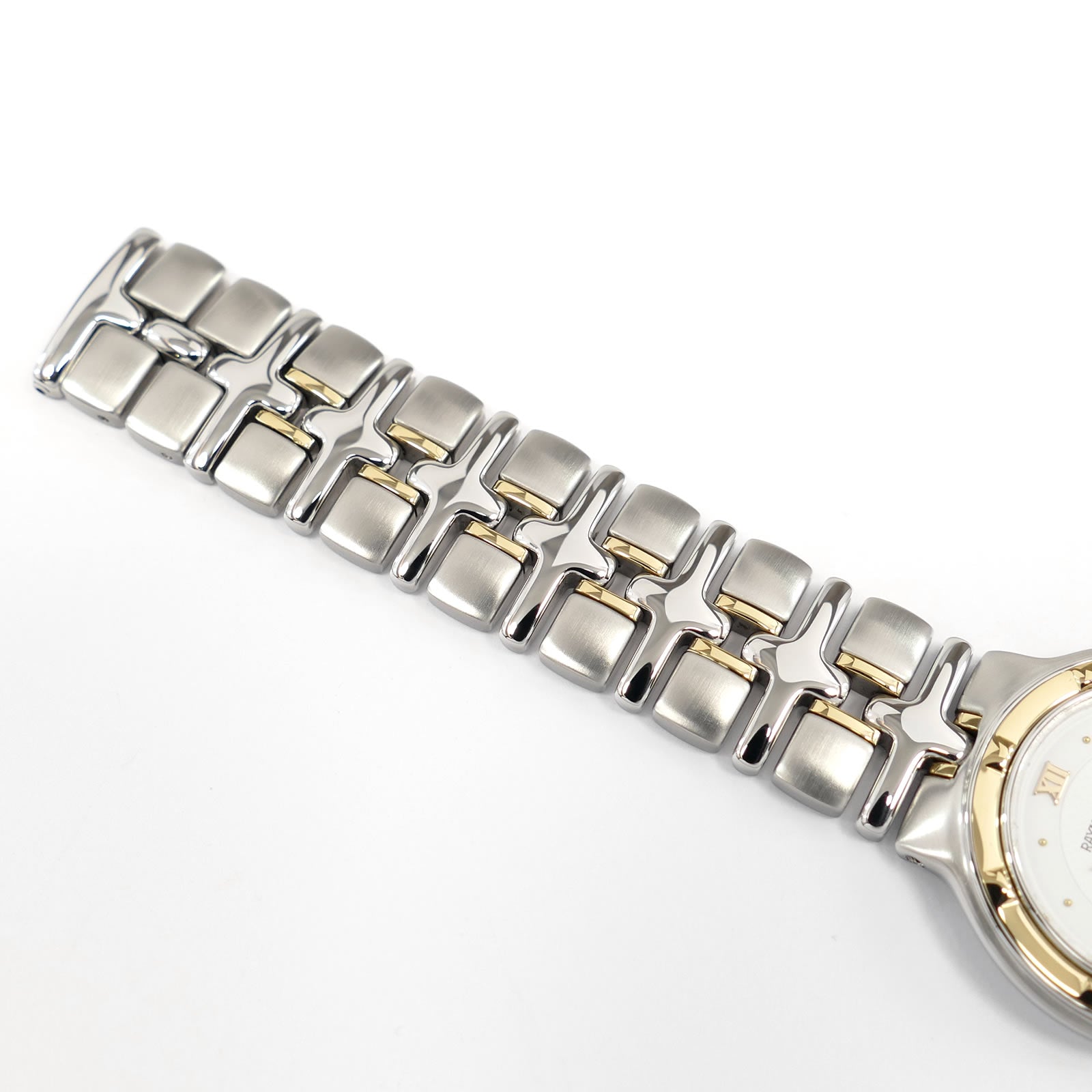 Raymond Weil Parsifal 9990 stainless steel and 18k Gold bracelet top