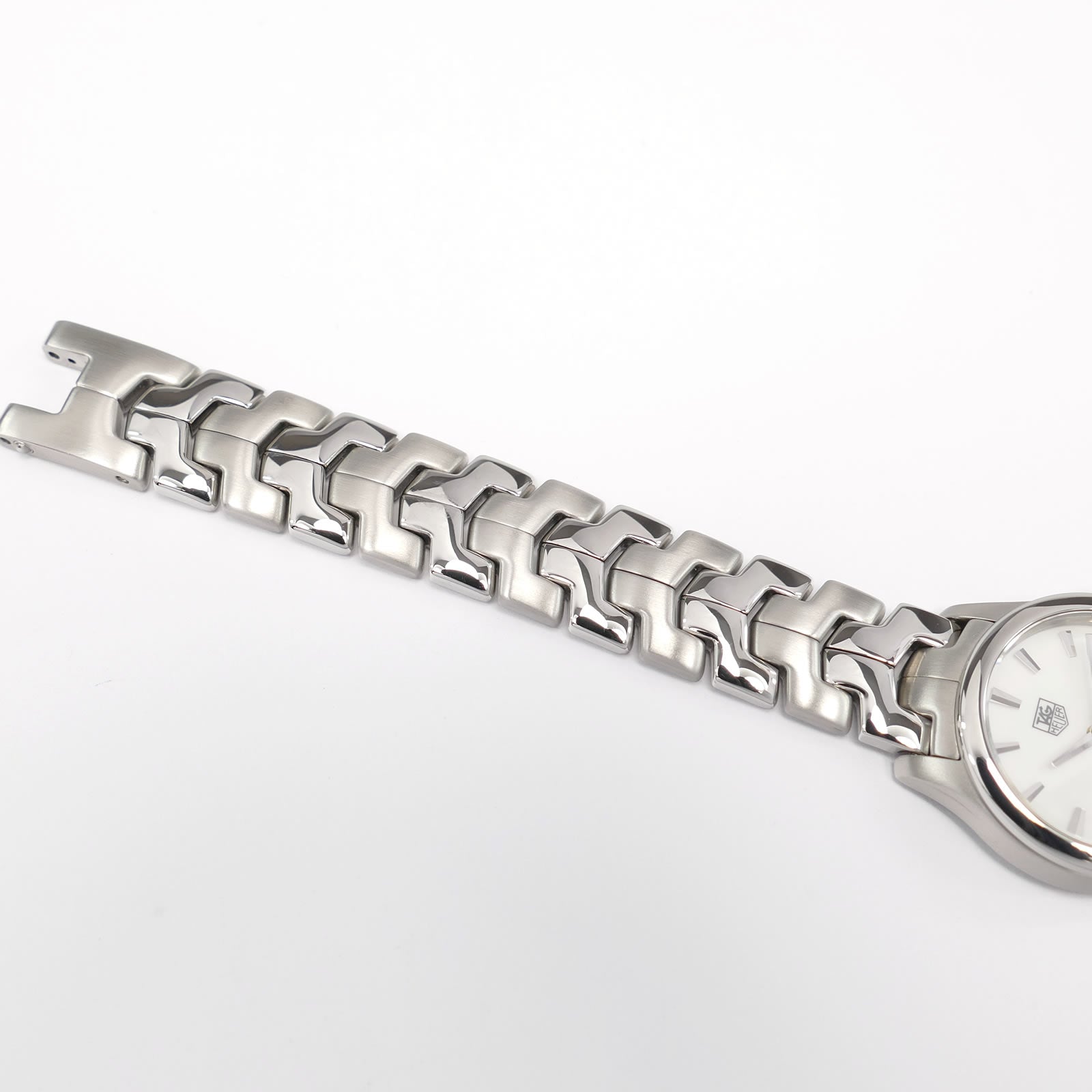 TAG Heuer Link WJF1410 stainless steel s-link BA0585 bracelet top