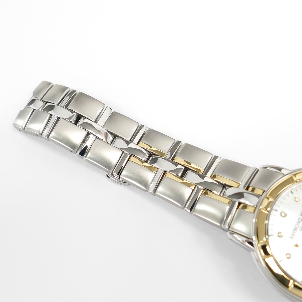 Raymond Weil Parsifal 9540 stainless steel and 18k gold bracelet top