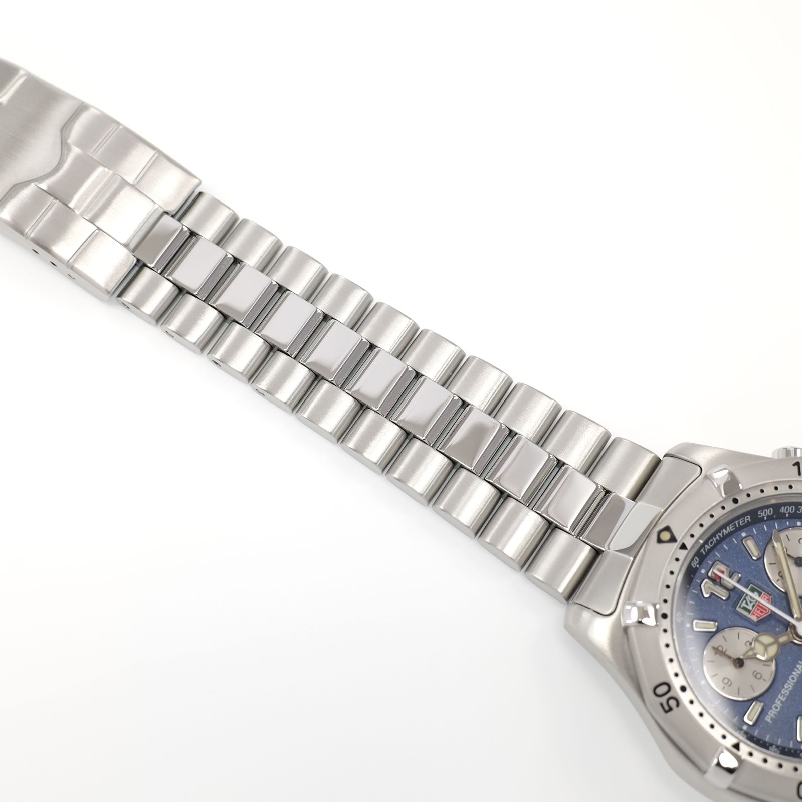 TAG Heuer 2000 Chronograph CK1112 stainless steel BA0328 bracelet top