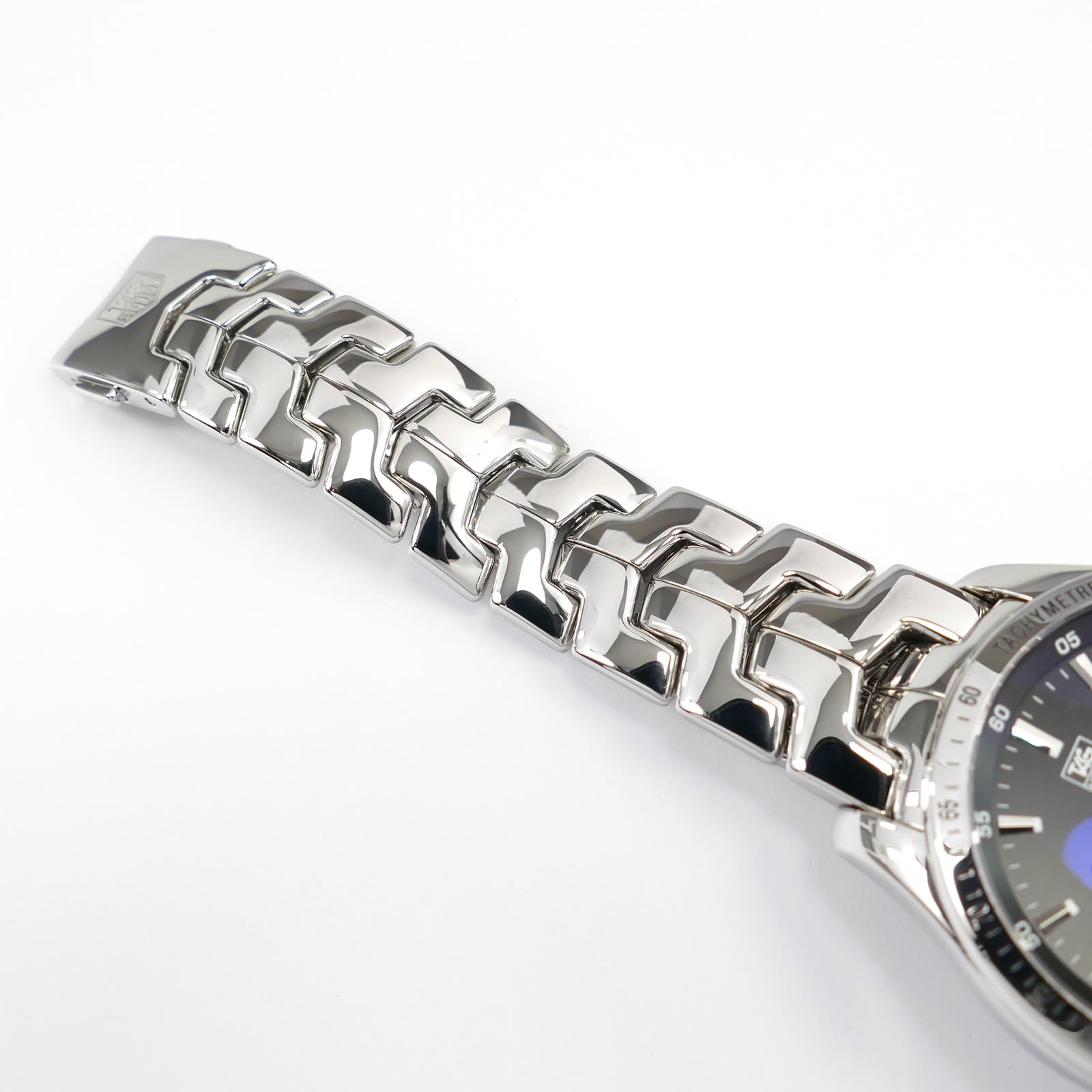 TAG Heuer Link Calibre S CJF7112 stainless steel s-link BA0596 bracelet top