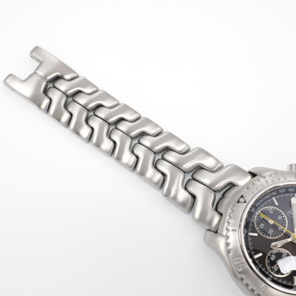 TAG Heuer Link Chronograph CT2115 stainless steel s-link BA0550 bracelet top