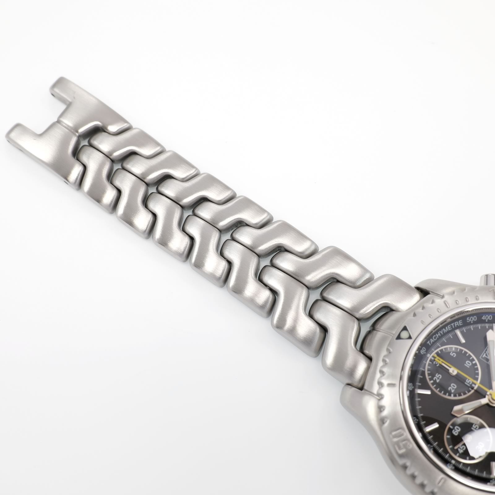 TAG Heuer Link Chronograph CT2115 stainless steel s-link BA0550 bracelet top