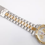 TAG Heuer 2000 Chronograph CK1121 stainless steel and 18k Gold plated BB0328 bracelet top