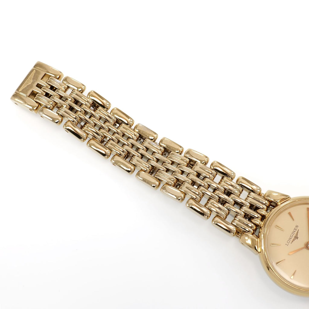 Longines La Grande Classique Elegance L5.132.2 Gold PVD bracelet top